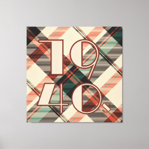 1940s  canvas print
