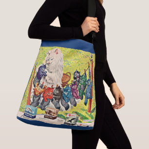 1940s Carter’s Ink ad mama cat and kittens Crossbody Bag
