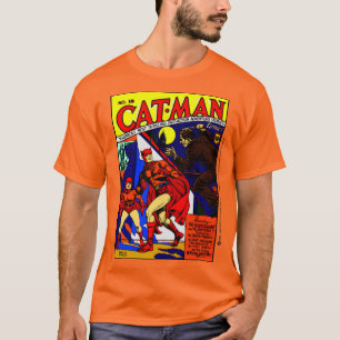 1940's Cat-Man Comic T-Shirt