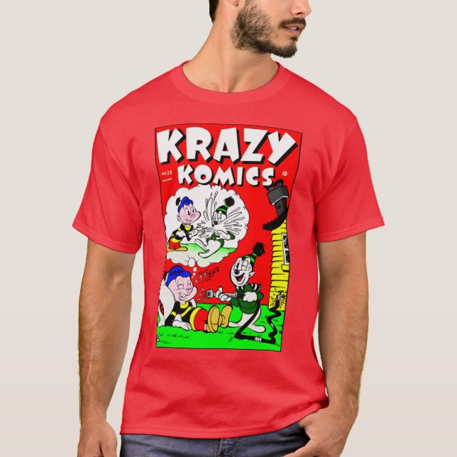 1940's Classic Krazy Komics T-Shirt (Front)