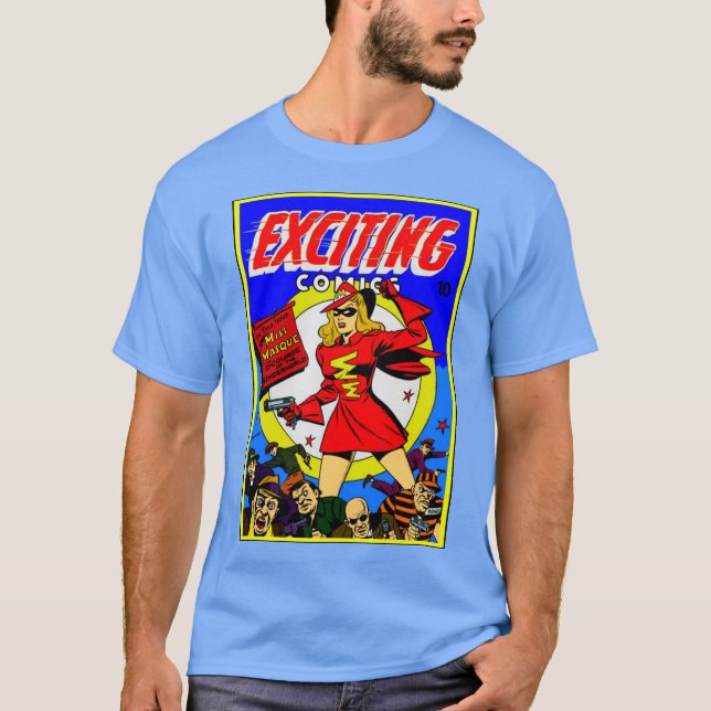 1940's EXCITING Comics T-Shirt (Front)