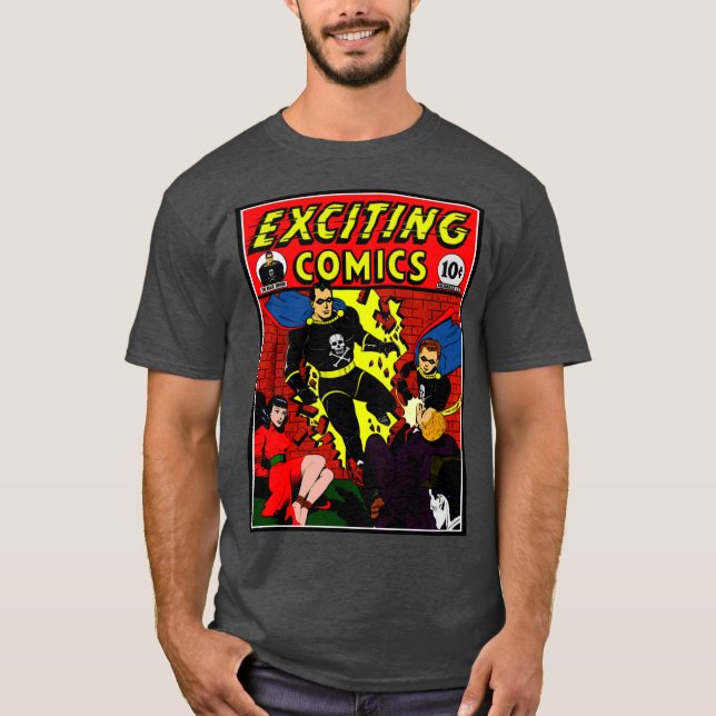 1940's Exciting Comics T-Shirt (Front)
