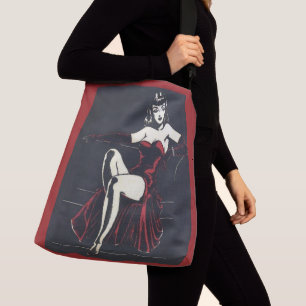 1940s femme fatale crossbody bag