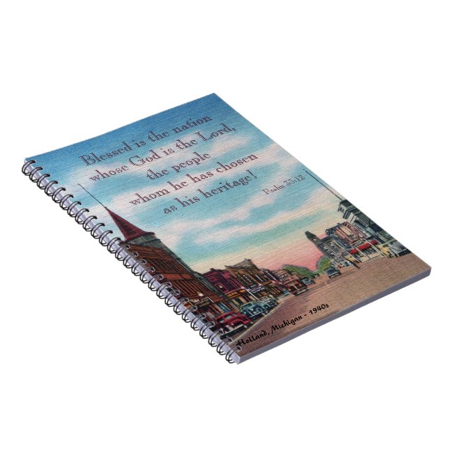 1940s Holland Michigan Christian Notebook (Right Side)