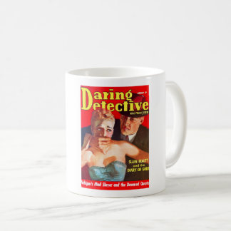 1940s LURID DETECTIVE MAG COVER Coffee Mug