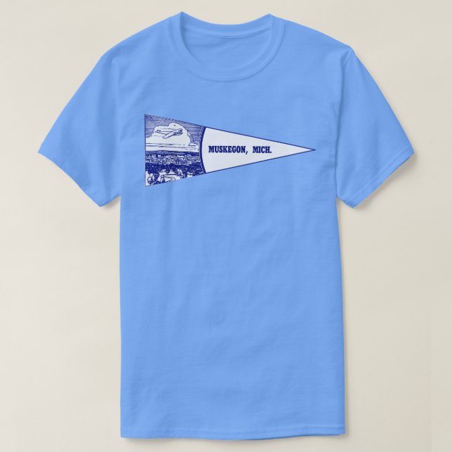 1940s Muskegon Michigan T-Shirt (Design Front)
