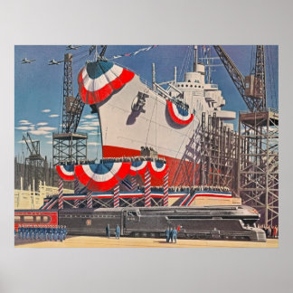 1940's Pennsylvania RR Poster