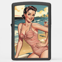 1940s Pin-Up Girl Zippo Lighter