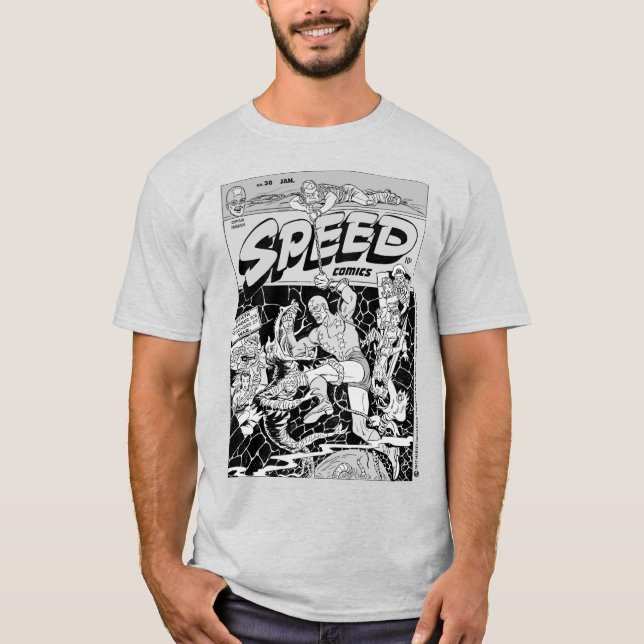 1940's SPEED Comics T-Shirt (Front)