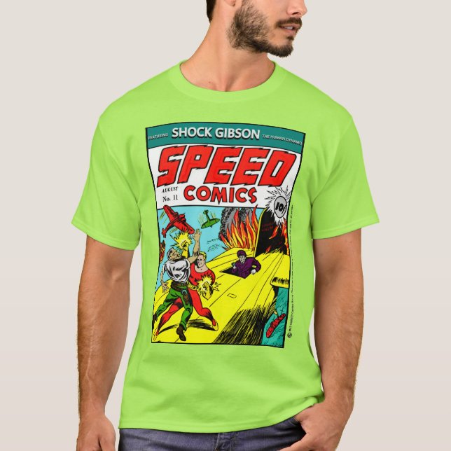 1940's SPEED Comics T-Shirt  (Front)