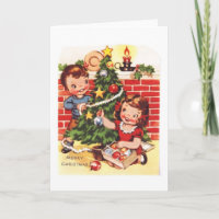 1940s Vintage Merry Christmas