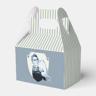 1940s vintage retro patriotic 40s war time woman favour box