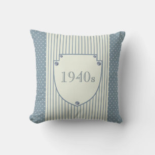 1940s vintage retro war time woman cushion