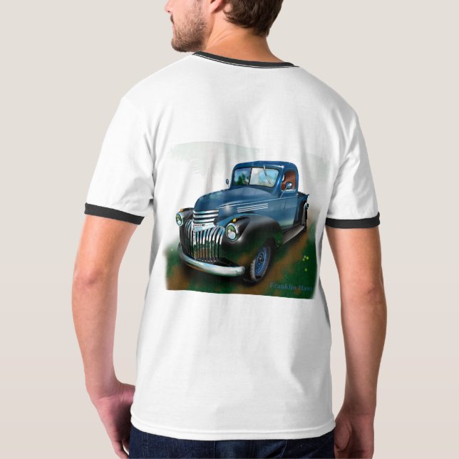 1941–1947 Chevy pickup T-Shirt (Back)