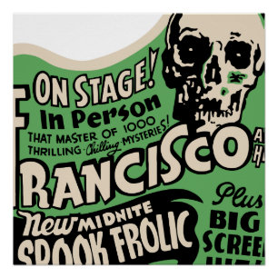 1941 Francisco Spook Frolic Poster