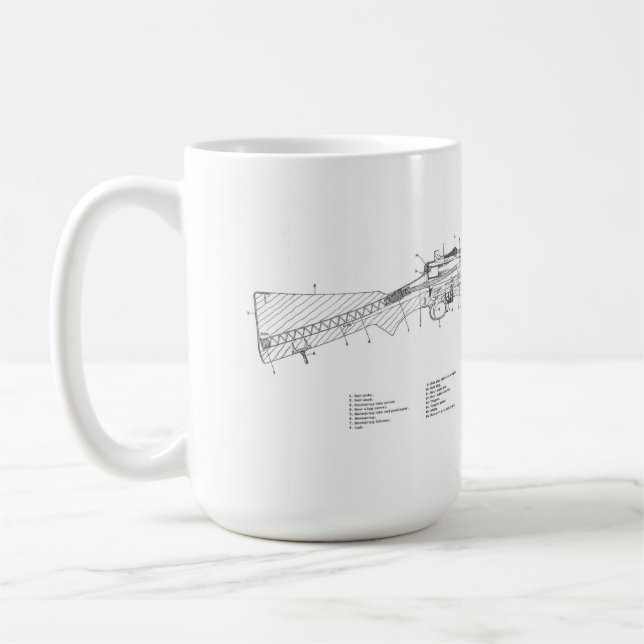 1941 Johnson Schematic Coffee Mug (Left)