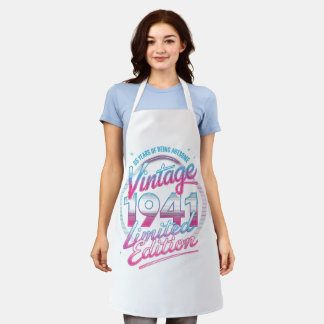1941 Limited Edition Vintage Birthday Retro Design Apron