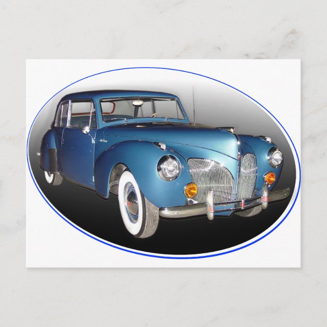1941 LINCOLN CONTINENTAL #1 POSTCARD (Front)
