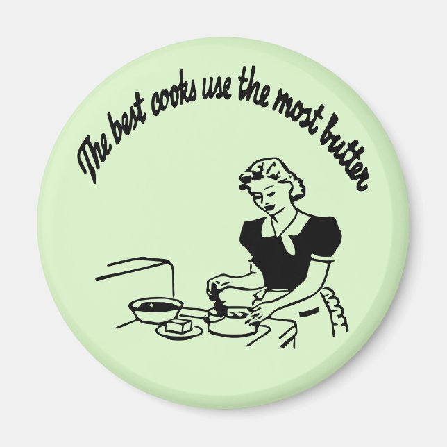 1941 Vintage Butter Magnet (Front)