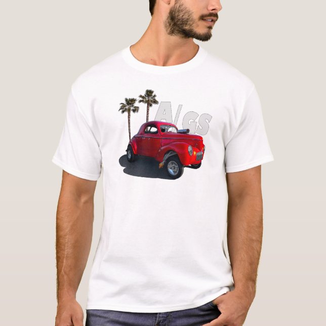 1941 Willys Coupe Gasser A/GS T-Shirt (Front)