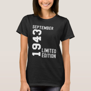 1943 September Happy Birthday Party T-Shirt