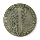 1943 US Mercury dime reverse magnet