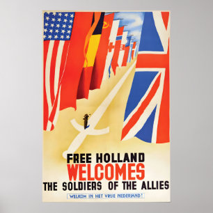 194445 Poster celebrating the liberation of the