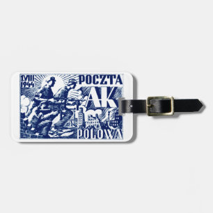 1944 Warsaw Uprising Luggage Tag