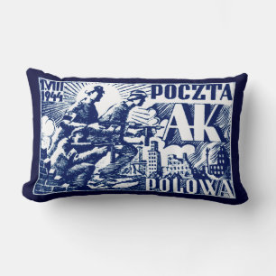 1944 Warsaw Uprising Lumbar Cushion