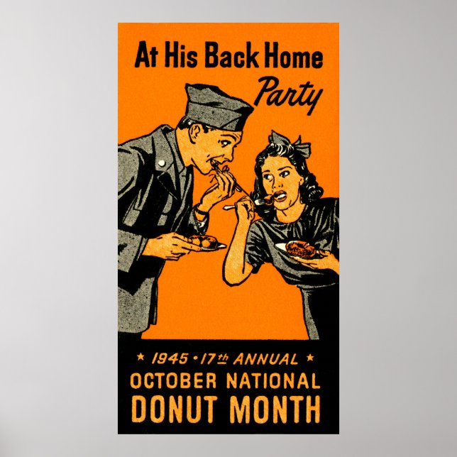 1945 Doughnut Poster (Front)