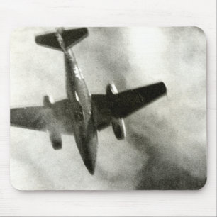 1945 Final Flight of ME-262 Mouse Pad