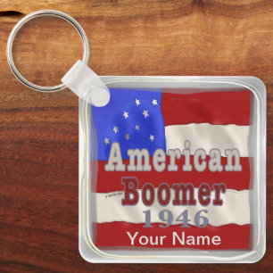 1946 Birthday Baby Boomer keychains