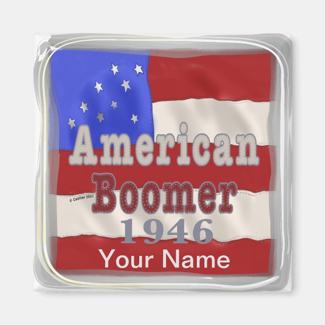 1946 Birthday Baby Boomer  Magnet (Front)
