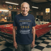 1946 Birthday Personalised Legendary Blue