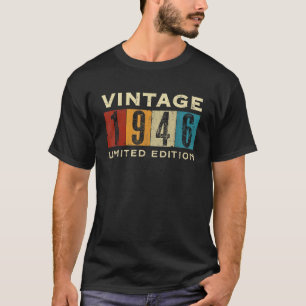 1946 Retro Gifts 80 Year Old Vintage 80th Present T-Shirt