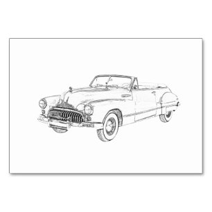1947 Buick Roadmaster Table Number