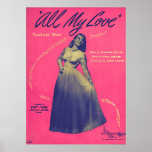 1948 All My Love Poster