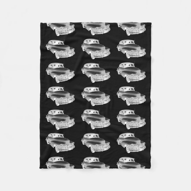 1948 Chevrolet Fleetmaster Antique Car Art Fleece Blanket (Front)