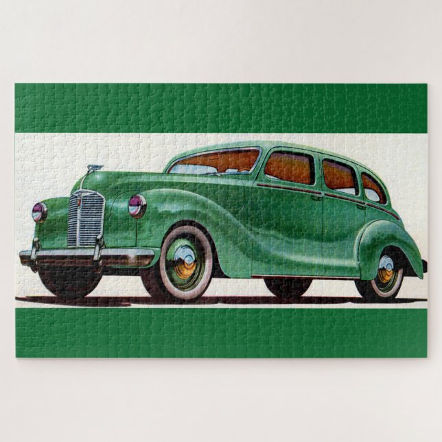 1948 green Austin Devon Jigsaw Puzzle (Horizontal)