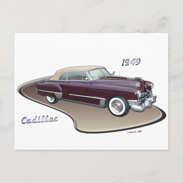 1949 CADILLAC POSTCARD (Front)
