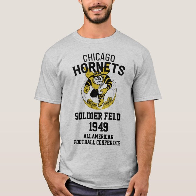 1949 Chicago Hornets All-American Football AAFC T-Shirt (Front)