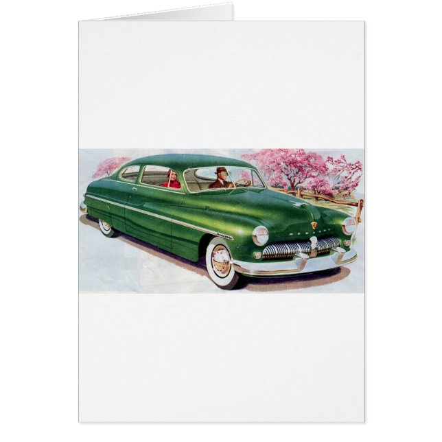 1949 green Mercury sedan (Front)