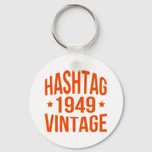 1949 Hashtag Vintage Key Ring