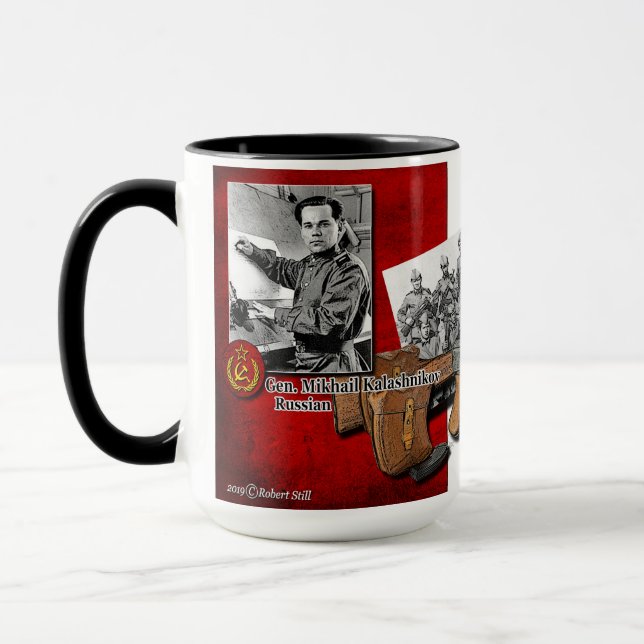 1949 Kalashnikov AK47  Machine Gun Coffee Mug (Left)