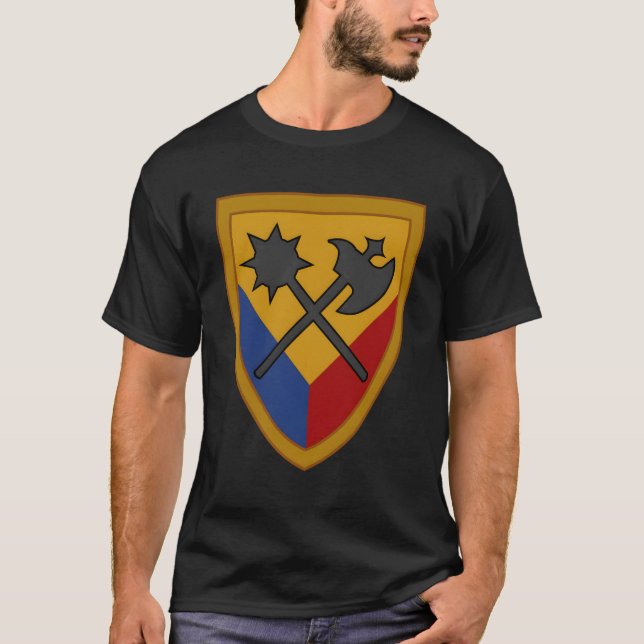 194Th Armoured Brigade Patch T-Shirt (Front)
