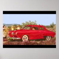 1950 Car Advertisement Photo