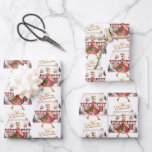 1950 Christmas Vintage Lady Shopping Wrapping Paper Sheet<br><div class="desc">Christmas as it looked like in the 1950's with this retro artwork of a lady all dressed in a full skirted dress</div>