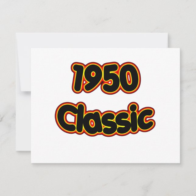 1950 Classic Card (Front)