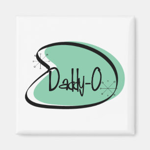 1950 Daddy-O Hep Cat Vintage Magnet Father's Day