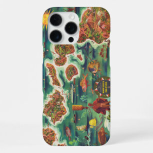 1950 Dole Map of Hawaii Joseph Feher Oil Paint iPhone 16 Pro Max Case